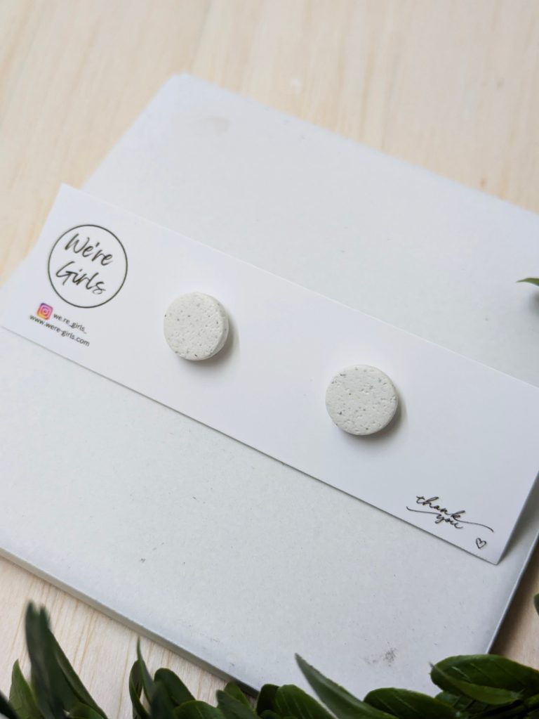White Micro Studs (10mm)