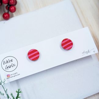 Pink & Red Micro Studs