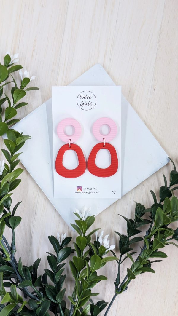 Jeanne Dangles - Red and Pink - Image 2