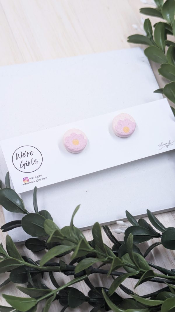 Pink Bloom Micro Studs