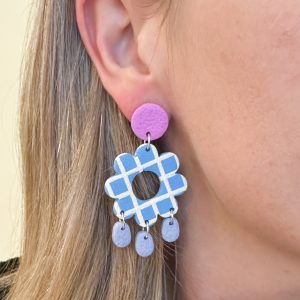 Penny Coral Dangles