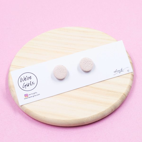 Beige Micro Studs