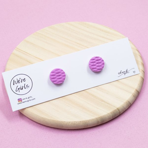 Pink Micro Studs Dashed