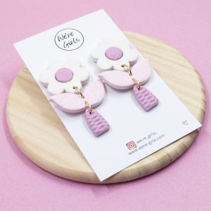 Flora Dangles Pink