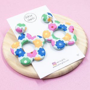 Bede Floral Dangles