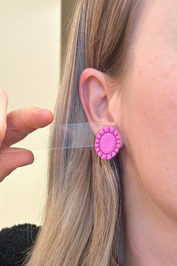 Jane Studs Pink - Image 2