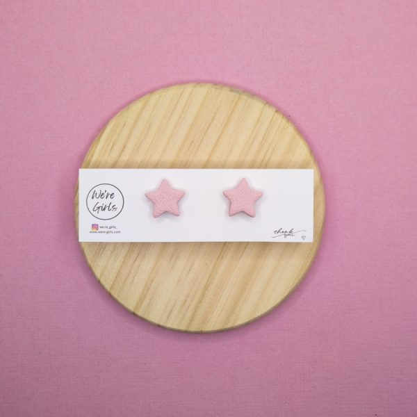 Star Studs - Pink