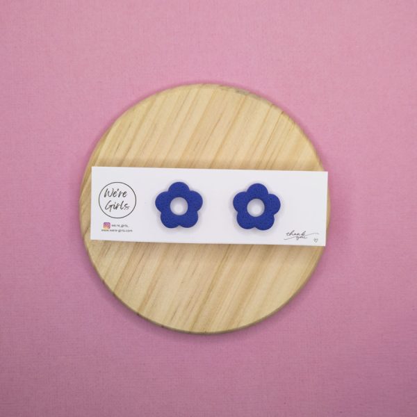 Claire Studs - Royal Blue