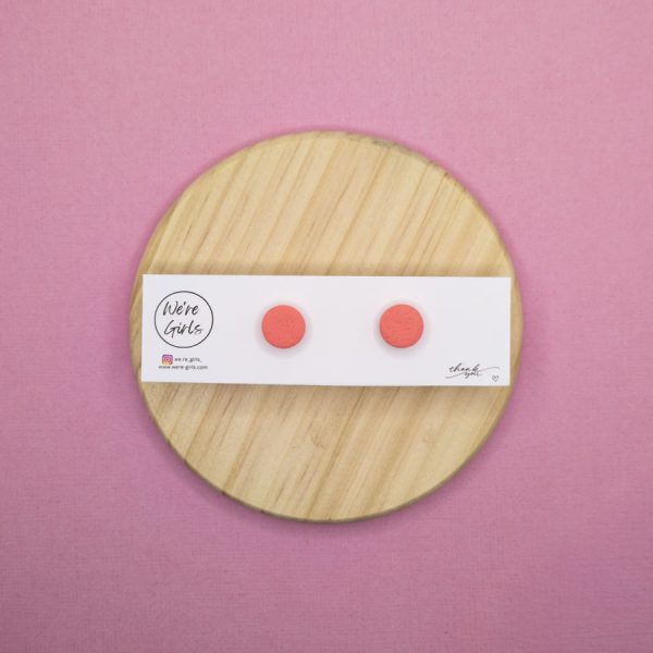 Micro Studs- Coral