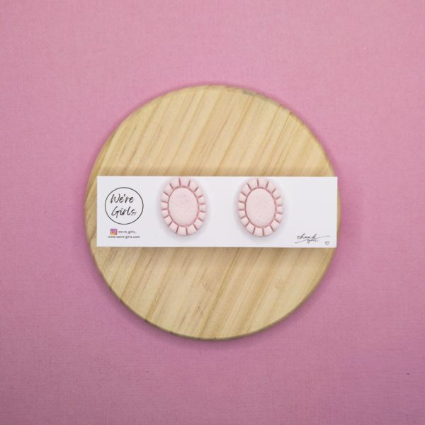 Rebecca Studs - Pale Pink