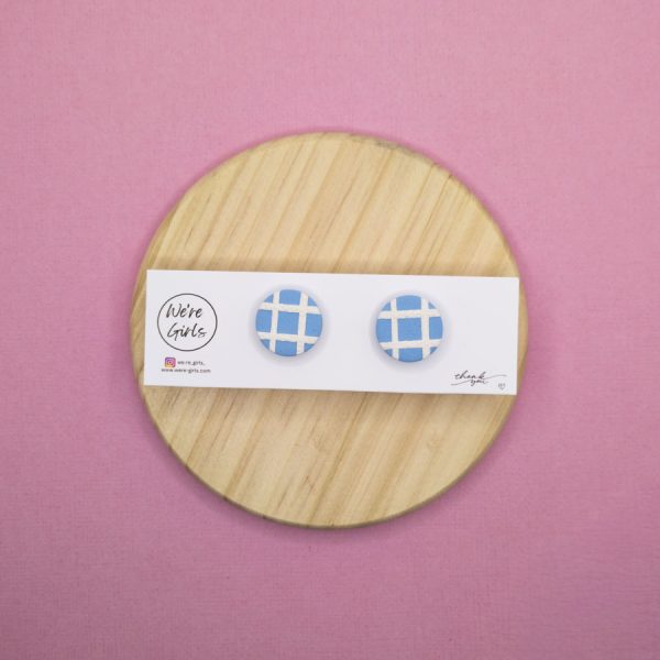 Emma Studs - Blue and White