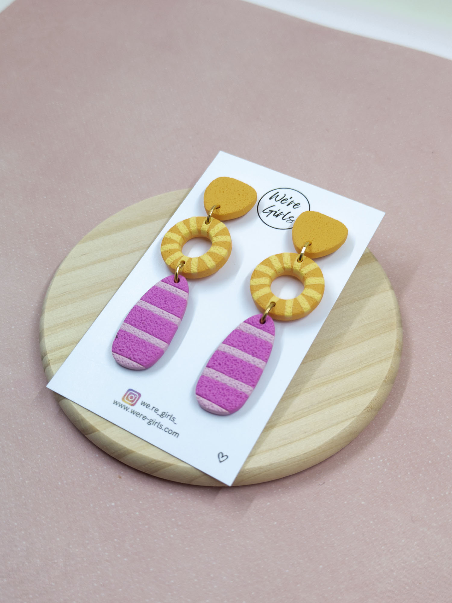 Rosie Dangles - Orange and Pink - Image 2