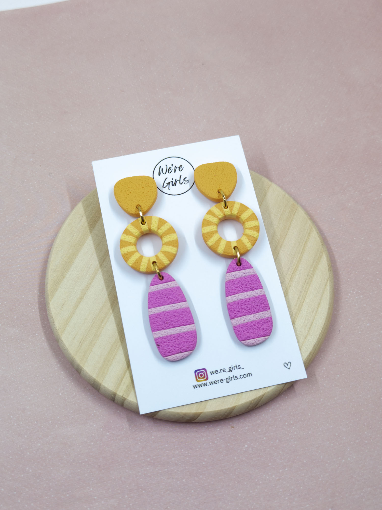 Rosie Dangles - Orange and Pink - Image 3