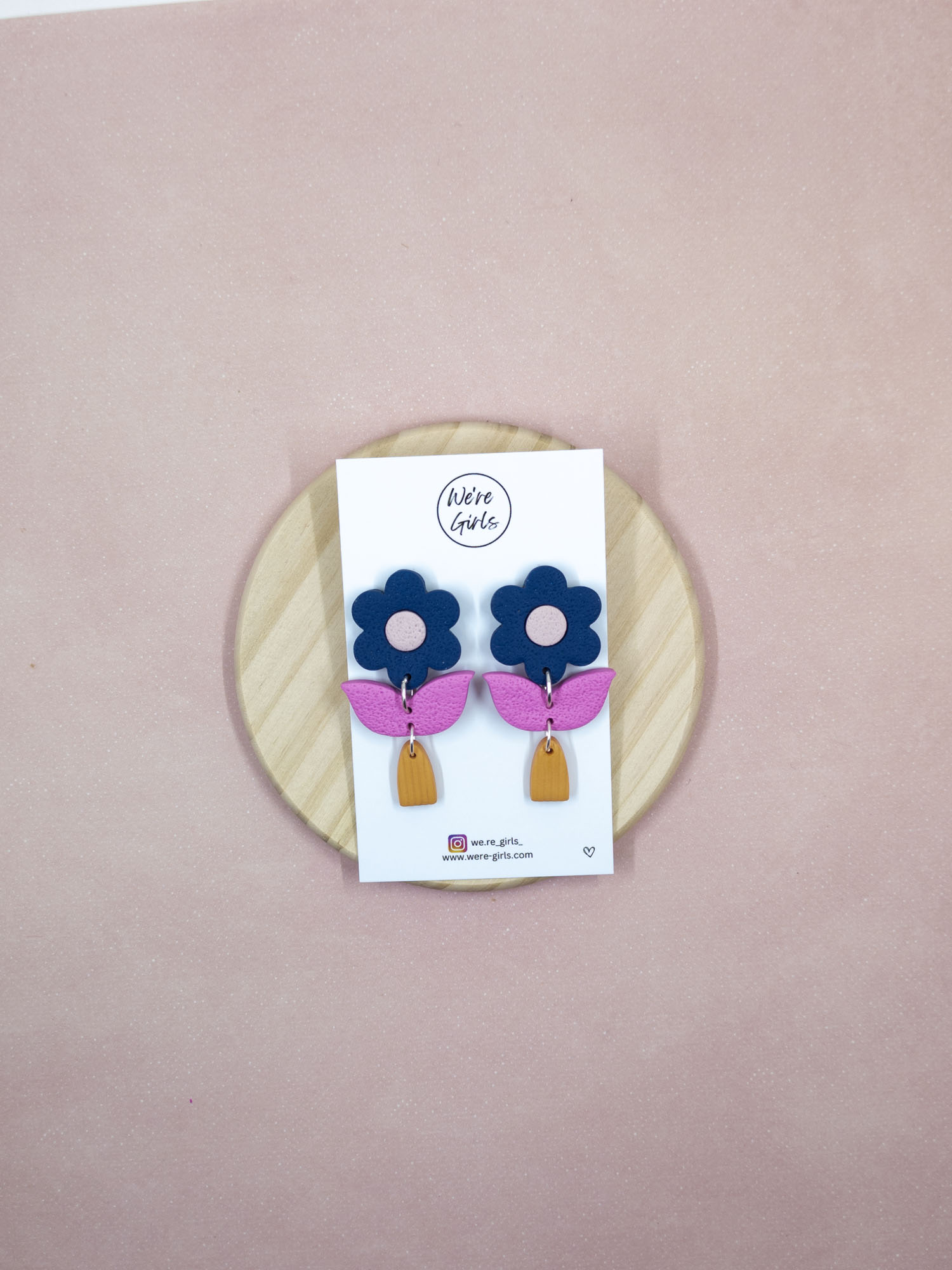 Flora Dangles — Navy - Image 4