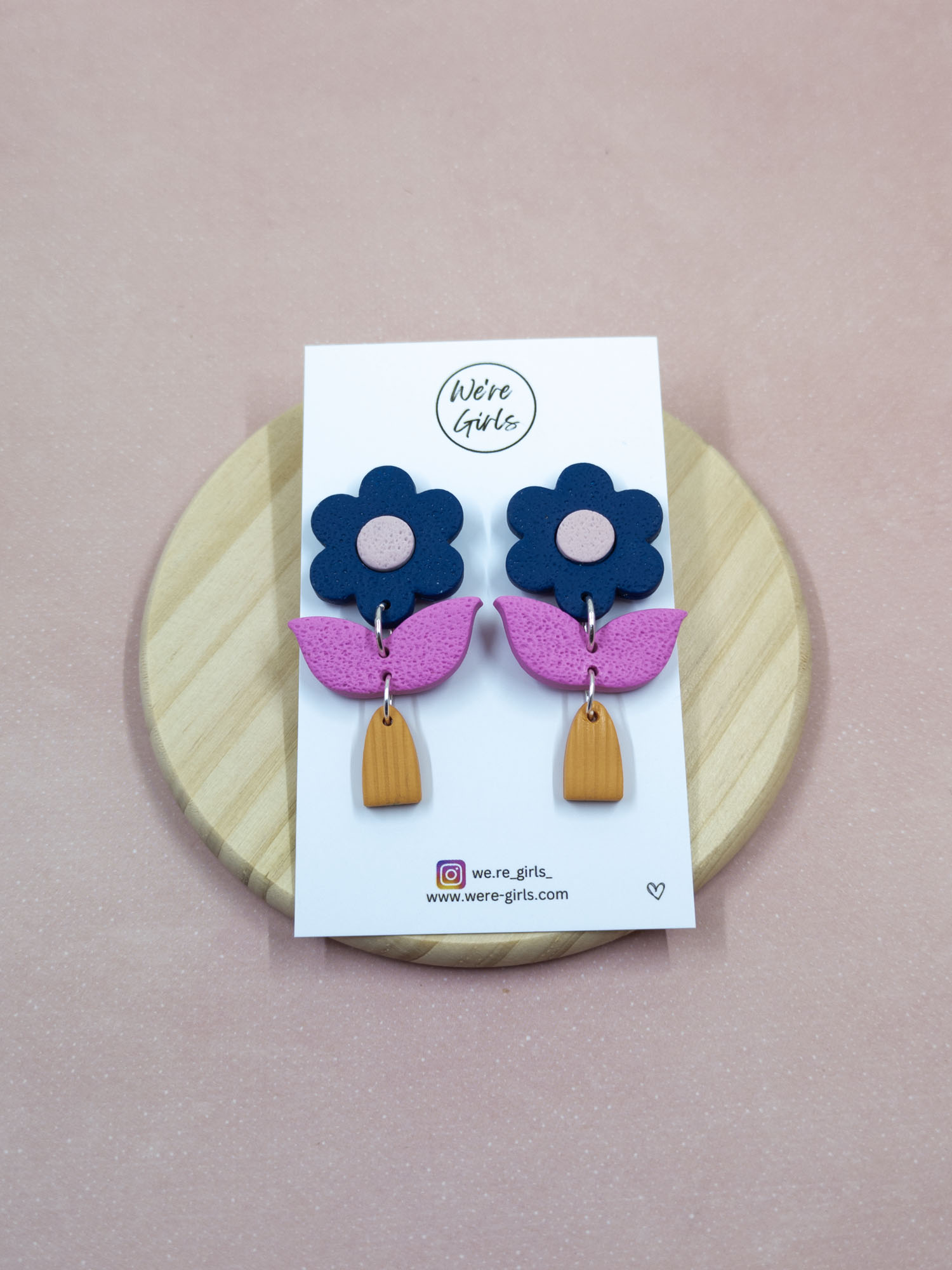 Flora Dangles — Navy - Image 3