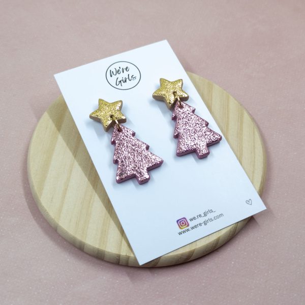 Tree Dangles - Glitter (4cm)