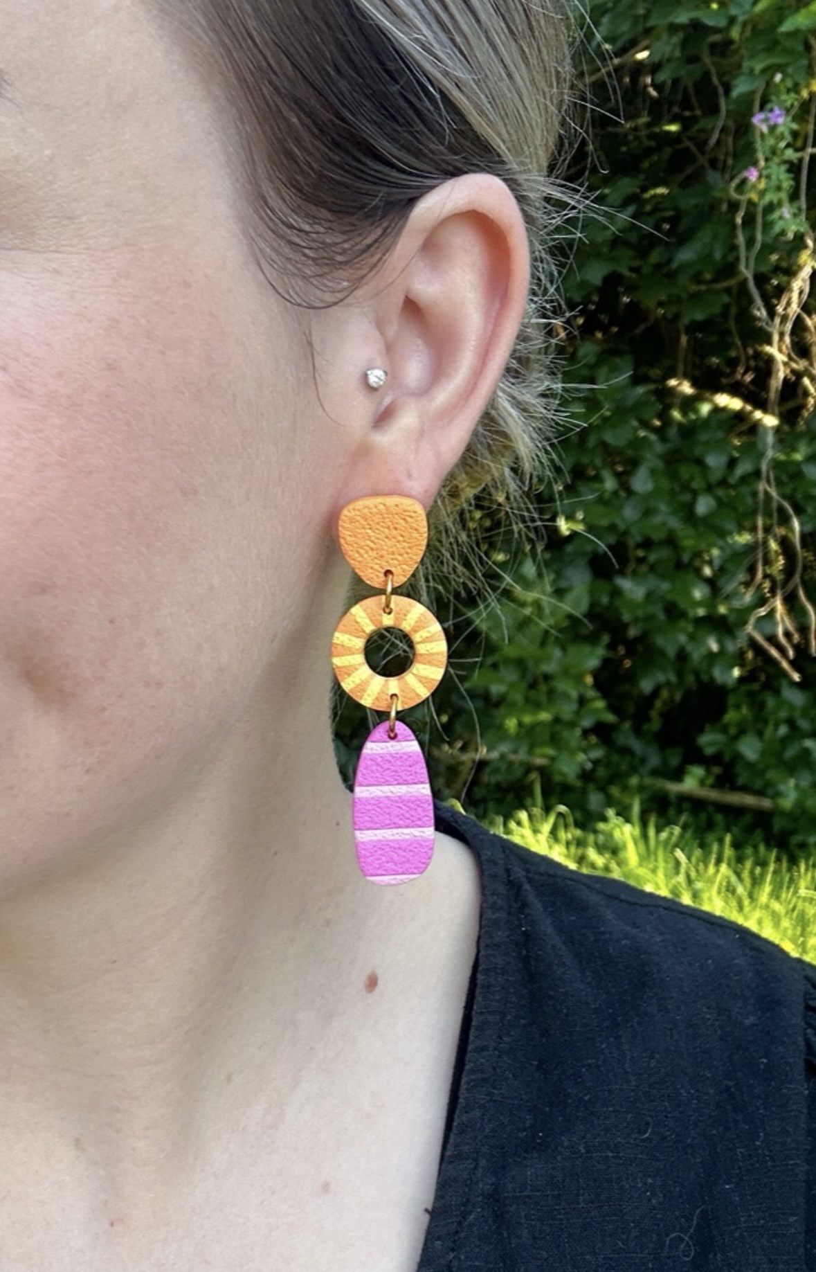 Rosie Dangles - Orange and Pink - Image 5