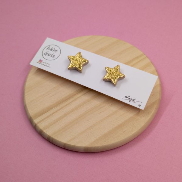 Gold Star Studs